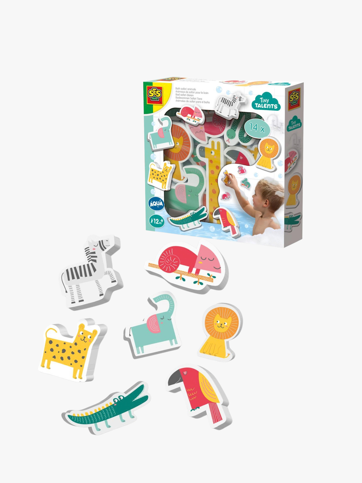 SES Creative Badeleke Skumdyr 14-Pakk