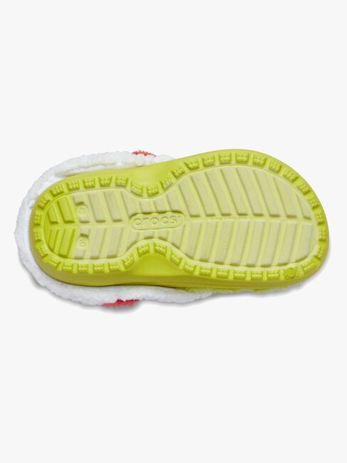 Crocs Grinch Classic Kids Fôrede Tøfler, Multi