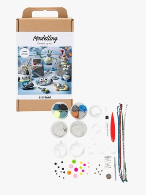 Creativ Company Hobbysett DIY Lufttørkende Leire Robot