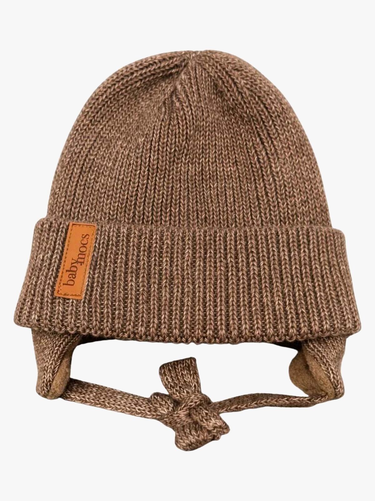 BabyMocs Lue med Øreklaffer, Karamell