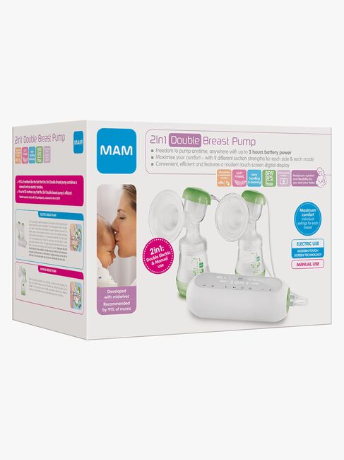 MAM 2-in-1 Elektrisk Brystpumpe Double