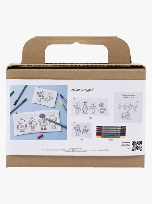 Creativ Company DIY Hobbysett Tekstilfarge Robot