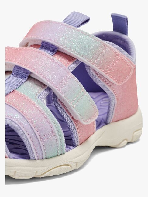 Hummel Velcro Infant Sandaler, Multi Color Pink