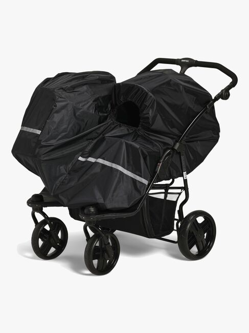 Petite Cherie Søsken Regntrekk, Black