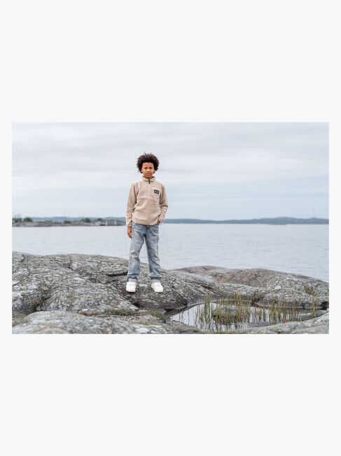 Didriksons Exa Fleecetrøye, Beach beige