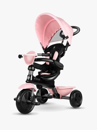 QPlay Cosy 4-in-1 Trehjulssykkel, Rosa