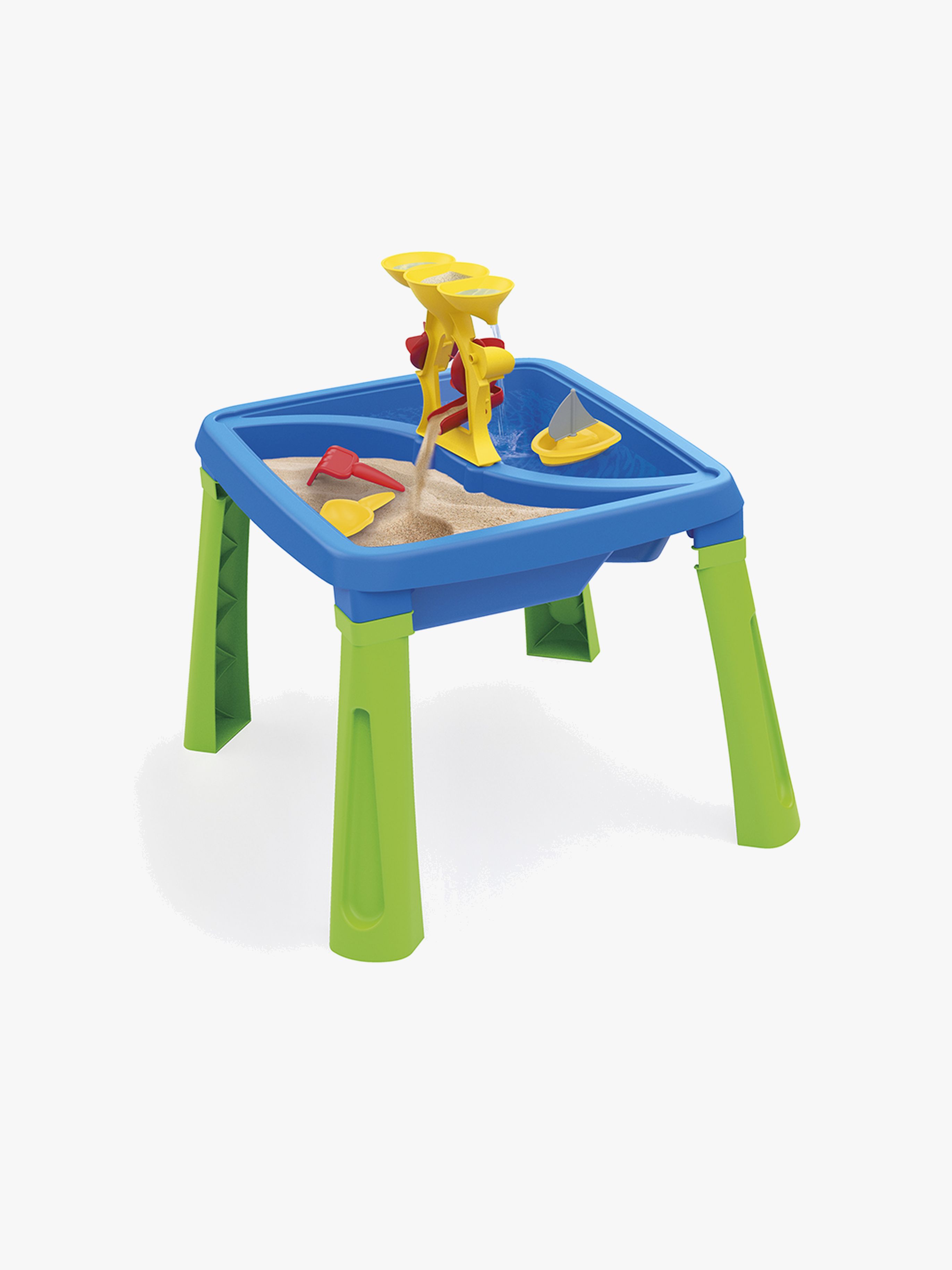 DOLU Sand, Water & Creativity 3-in-1 Lekebord, Blå/Grønn - Vannbord - Plast