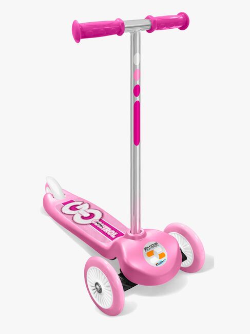 Stamp Skids Control Styre 3-hjuls Sparkesykkel, Rosa