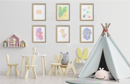 My Little DaVinci åpningsbar Ramme A4 50 Ark, White