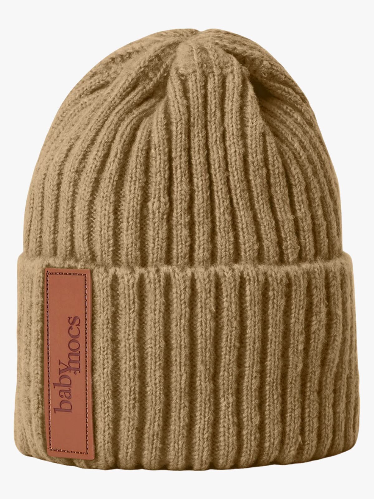 BabyMocs Strikket Lue, Caramel