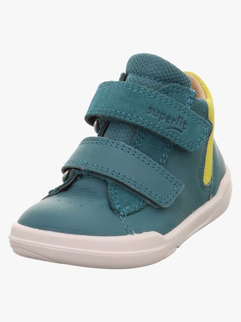 Superfit Superfree Barefoot WP Mid Sneakers, Grønn/Gul