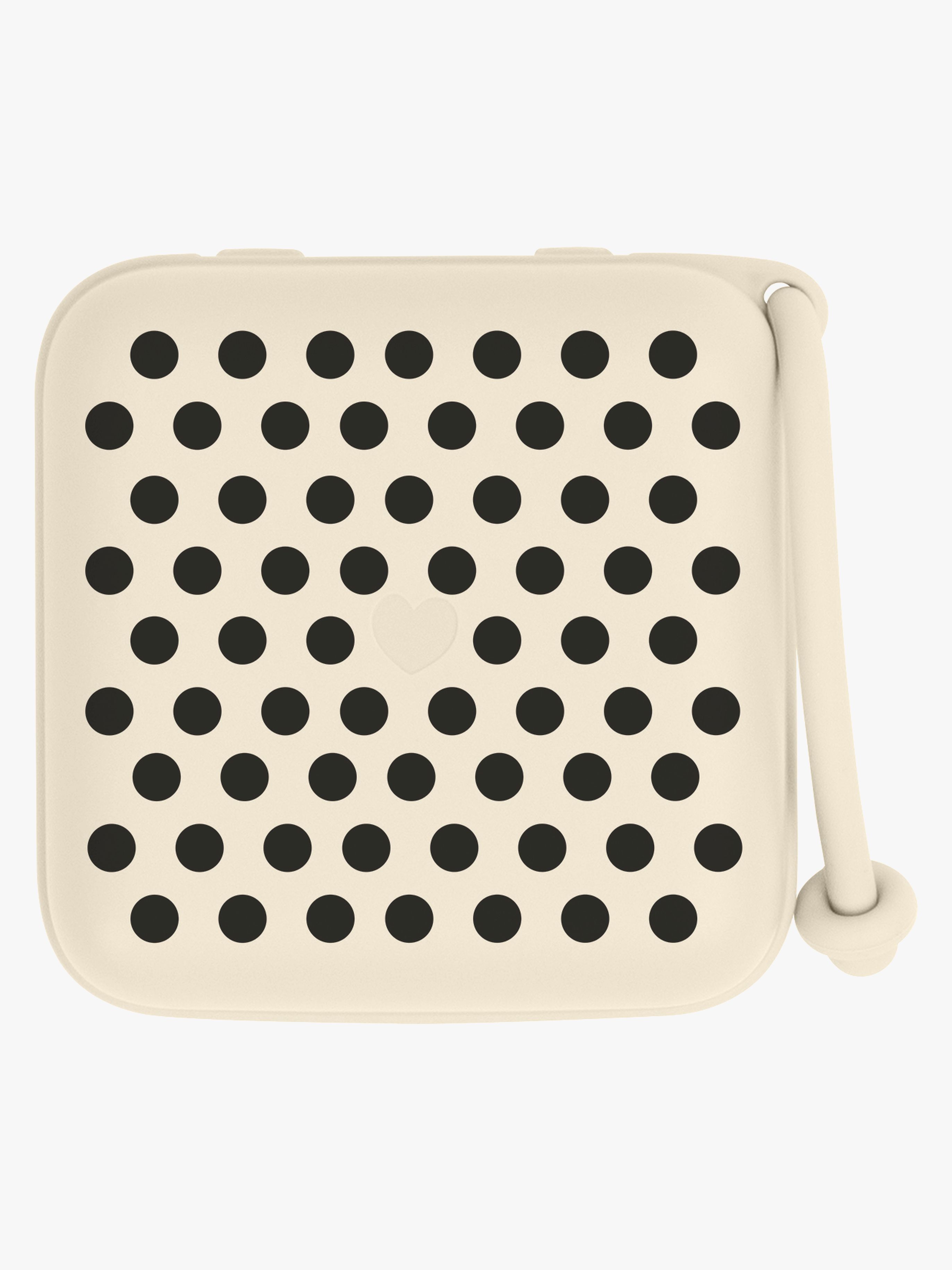 BIBS Studio Smokkboks Polka, Ivory/Black - Smokker