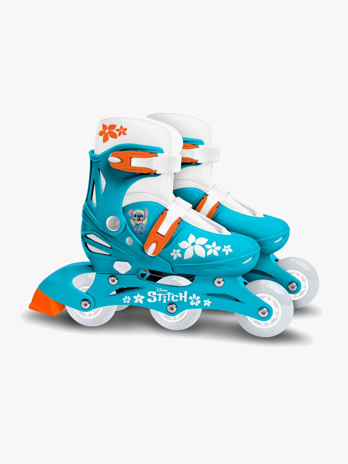 Stamp Stitch Justerbar 2-i-1 Inlines Størrelse 27-30, Grønn/Blå