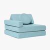 Shappy Play Byggbar Lenestol 80x80 cm, Sky Blue