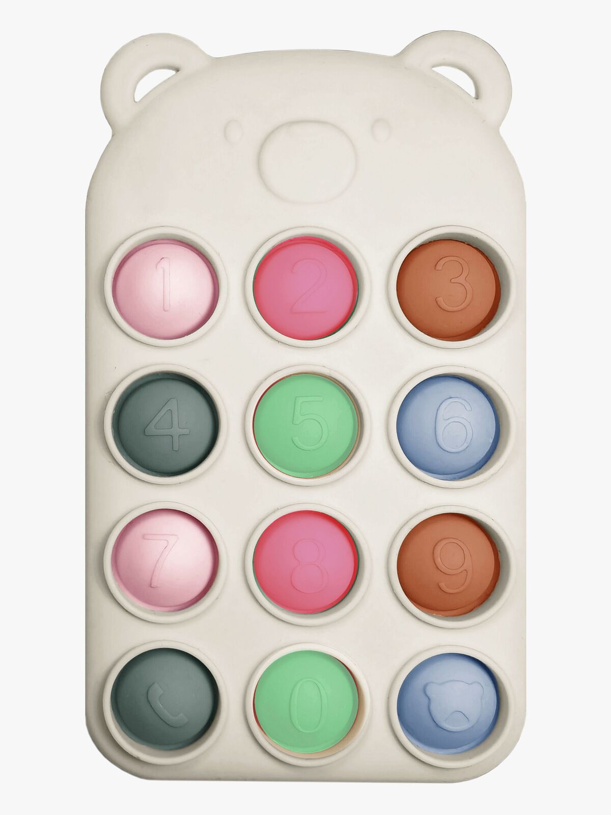 Nattou Soft Silicone Pop-it Remote Biteleke