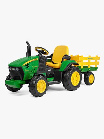 Peg Perego John Deere Eltraktor med Tilhenger