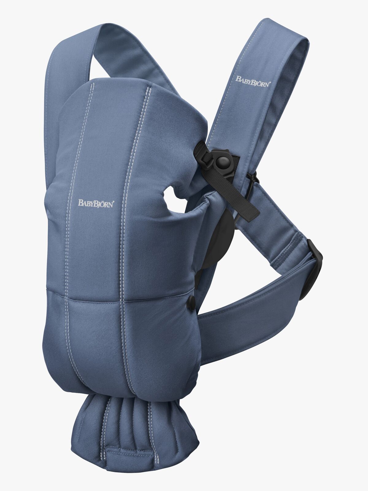 Babybjörn Mini Bæresele Vevd, Blå