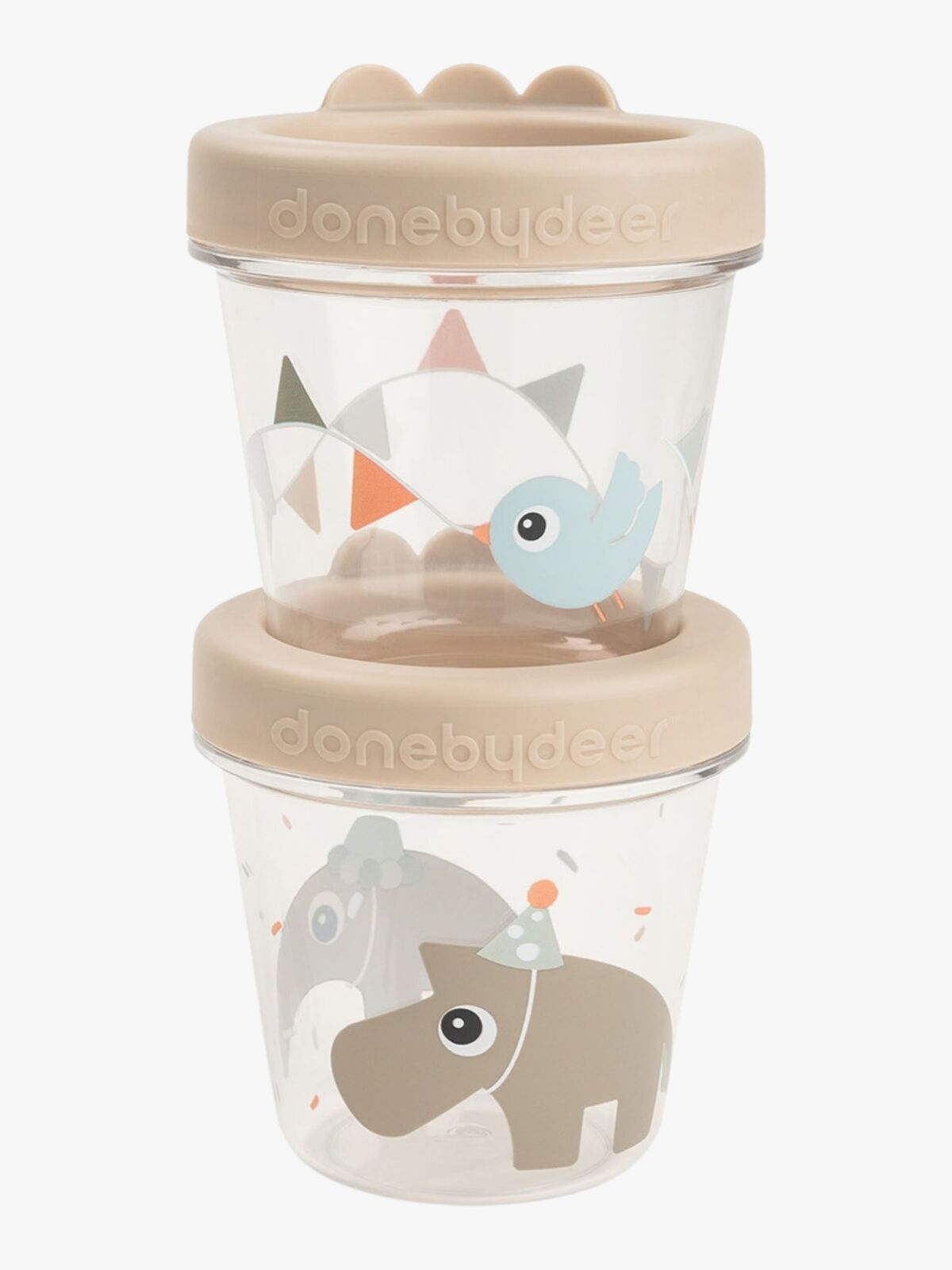 Done By Deer Celebration Matboks 2-Pakk, Sand