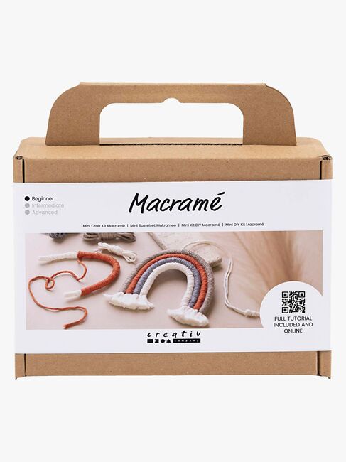 Creativ Company Hobbysett Makramé Regnbue