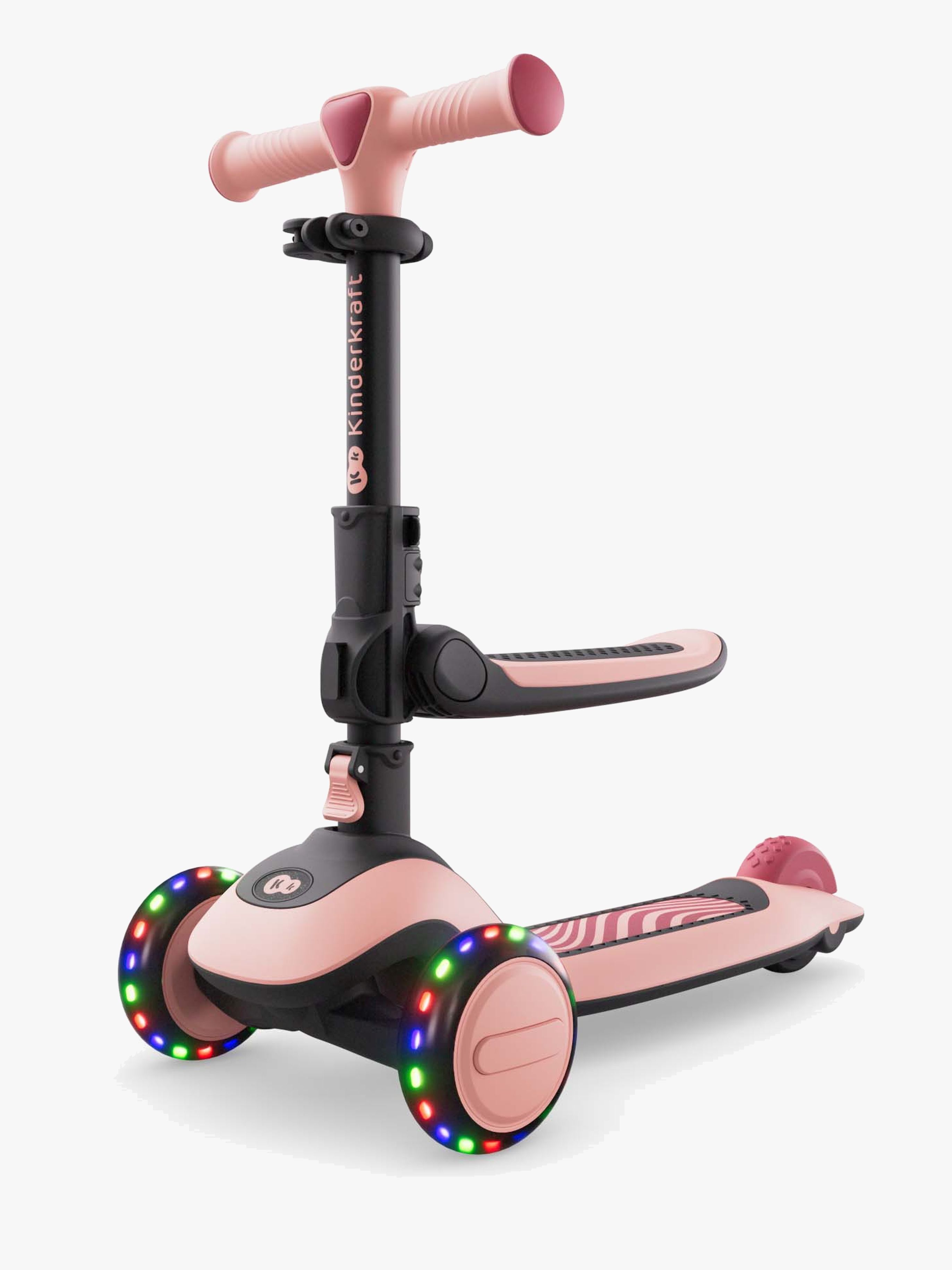 Kinderkraft Sparkesykkel Halley 2, Rosa - Sparkesykler & Kickbikes
