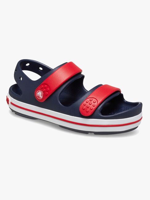 Crocs Crocband Cruiser Sandaler, Navy/Varsity Red