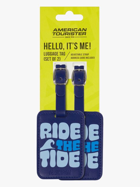 American Tourister Graphic Tags Bagasjemerke 2-Pakk, Ride The Tide