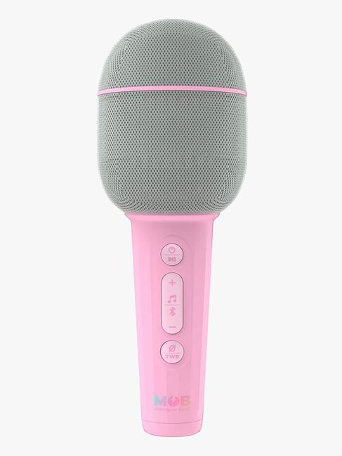 MOB Karaokemikrofon med Høyttaler, Groovy Pink