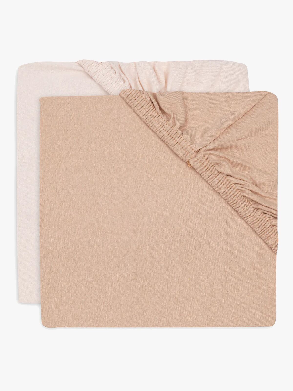 Jollein Stretchlaken 2-Pakk 40x80, Blush/Wild Rose