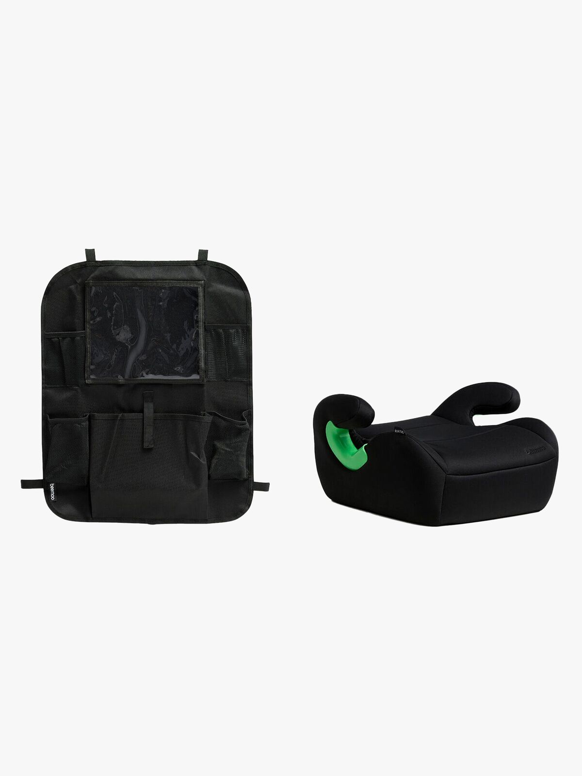 Beemoo Raise 2 i-Size Beltepute inkl. Beemoo Smart Organizer, Black Stone