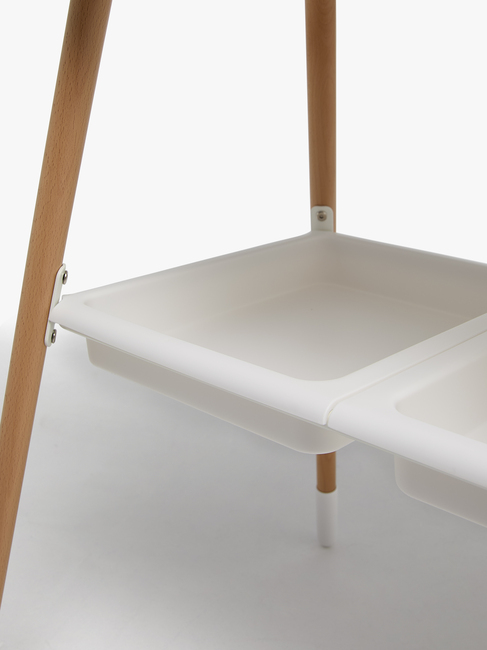 Beemoo CARE Nordic Stellebord, White/Wood