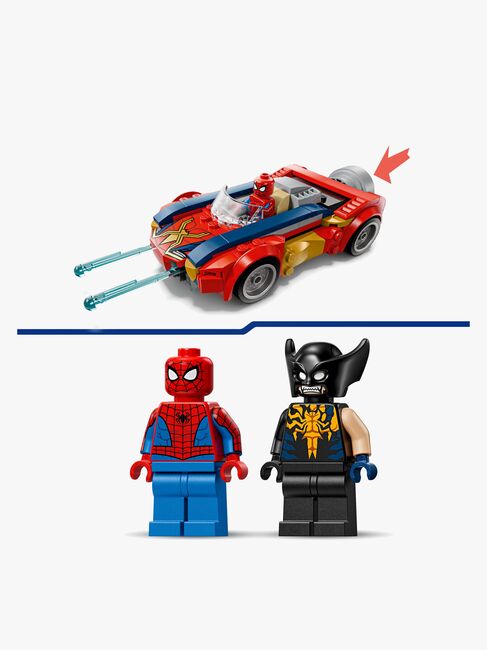LEGO Super Heroes 76336 Spider-Man i bil mot venomifisert Wolverine