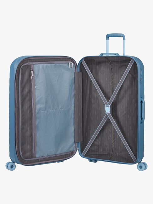 American Tourister Neovibe Spinner Koffert 96-106L, Steel Blue