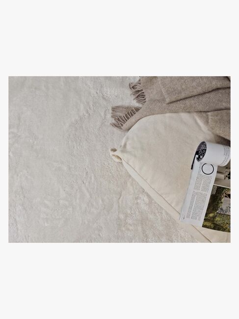 KM Carpets Cozy Gulvteppe 110x160, White