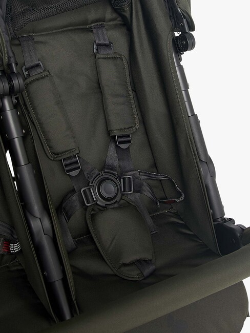 Beemoo Activity tvillingvogn for søsken, grønn