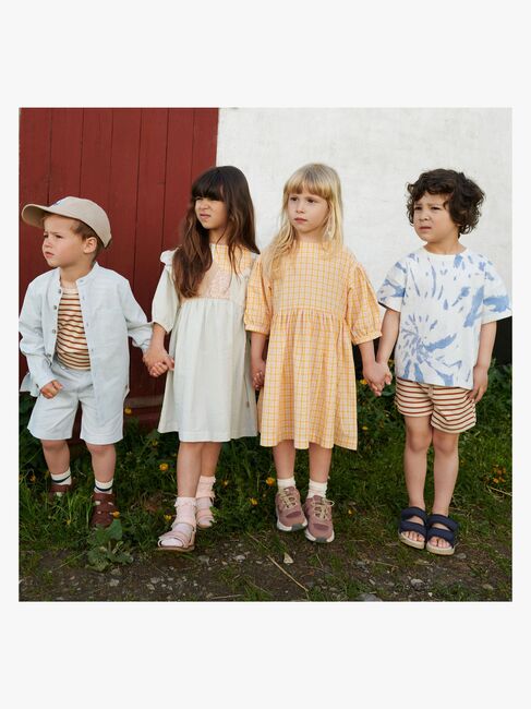 Wheat Tommy T-skjorte, Blue Tie Dye