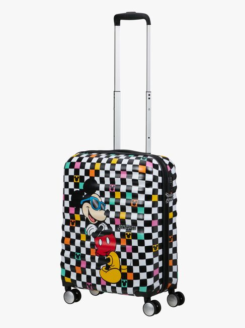 American Tourister Wavebreaker Disney Spinner Koffert 35L, Mickey Check