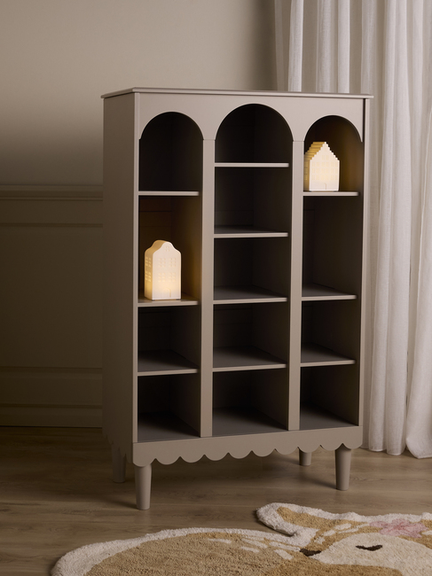 Alice & Fox Dune  Dekorativ Bokhylle, Greige