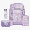 Beckmann Ryggsekk 22L inkl. Pennal, Flaske & Matboks, Unicorn Princess Purple