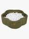 MeowBaby Aesthetic Flower Ballbasseng, Olive Green