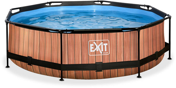 EXIT Svømmebasseng Filterpumpe 300x76 cm, Brunt