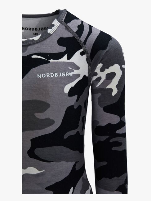 Nordbjørn Verbier Undertøy Bamboo, Camo Black