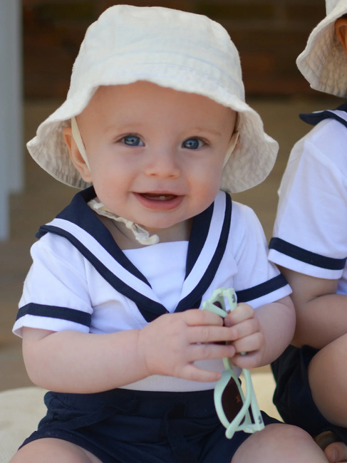 Geggamoja Seilersett Baby, Hvit