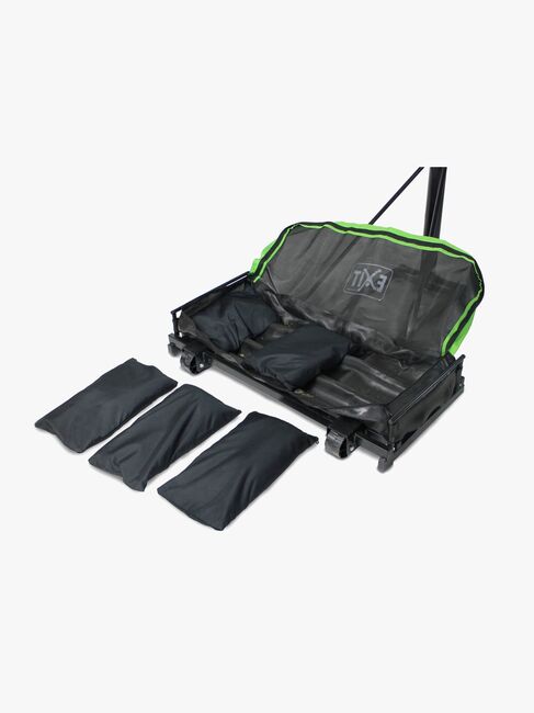 EXIT Comet Portable Basketball Stand, Green/Black