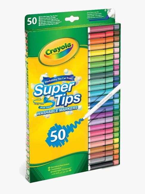 Crayola Super Tips Fargeblyanter 50 Stk