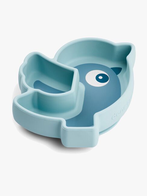 Done By Deer Stick & Stay Silikontallerken Birdee, Blue