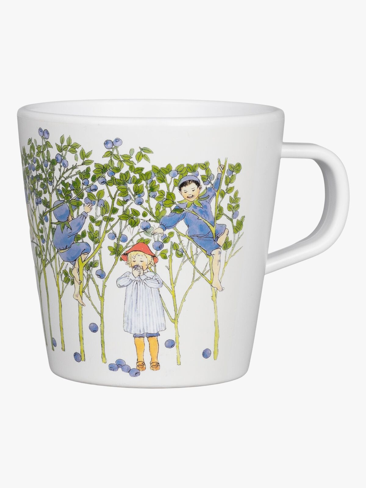 Elsa Beskow Puttes Eventyr I Blåbærskogen Kopp med Håndtak