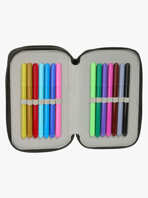 One Piece  Fylt Trippelpennal 37 Deler, Svart