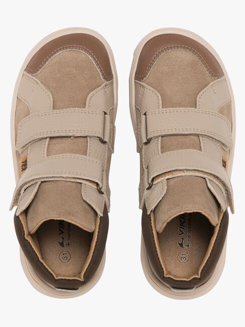 Viking Molde Barefoot Mid TEX 2V Jr Sneakers, Dark Natural