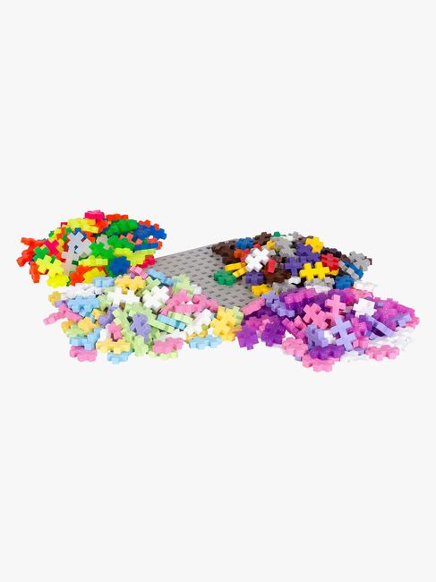 Plus-Plus Byggesett med Bunnplate & Tube Mix, 4x100 Deler