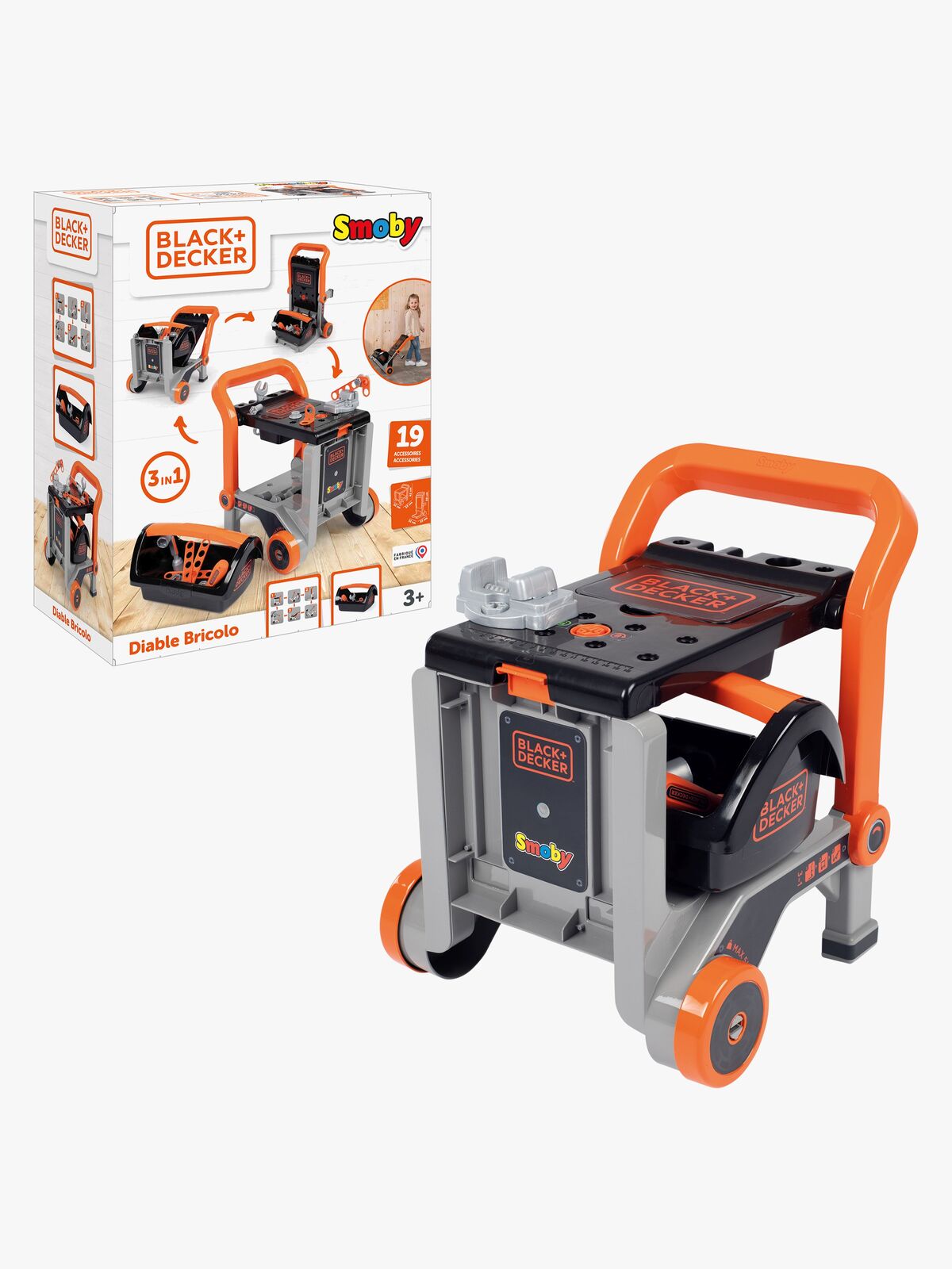 Smoby Black & Decker Bricolo Devil Workmate Arbeidsbenk
